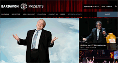 Desktop Screenshot of bardavon.org